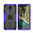 Nokia C100用ハイブリットバンパーケース プラスチック アンド指輪 マグネット式 JX2 ノキア パープル