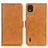 Nokia C2 2nd Edition用手帳型 レザーケース スタンド カバー M15L ノキア ライト・ブラウン