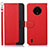Nokia C200用手帳型 レザーケース スタンド カバー A09D ノキア レッド