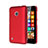 Nokia Lumia 530用ハードケース プラスチック 質感もマット ノキア レッド