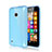 Nokia Lumia 530用シリコンケース ソフトタッチラバー ノキア ブルー