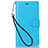 Nokia X3用手帳型 レザーケース スタンド ノキア ブルー