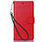 Nokia X3用手帳型 レザーケース スタンド ノキア レッド