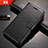 Nokia X6用手帳型 レザーケース スタンド L02 ノキア ブラック