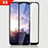 Nokia X6用強化ガラス フル液晶保護フィルム ノキア ブラック