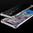 Nokia X7用極薄ソフトケース シリコンケース 耐衝撃 全面保護 クリア透明 H01 ノキア シルバー