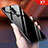 Nokia X7用ハイブリットバンパーケース プラスチック 鏡面 虹 グラデーション 勾配色 カバー ノキア ブラック