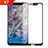 Nokia X7用強化ガラス フル液晶保護フィルム F02 ノキア ブラック