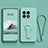 ライトグリーン OnePlus 10 Pro 5G用極薄ソフトケース シリコンケース 耐衝撃 全面保護 スタンド バンパー OnePlus ライトグリーン