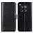 OnePlus 12R 5G用手帳型 レザーケース スタンド カバー M07L OnePlus ブラック