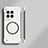 OnePlus 12R 5G用ハードケース プラスチック 質感もマット フレームレス カバー Mag-Safe 磁気 Magnetic OnePlus ホワイト