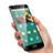 OnePlus 5用強化ガラス フル液晶保護フィルム F08 OnePlus ブラック