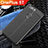 OnePlus 5T A5010用シリコンケース ソフトタッチラバー レザー柄 S01 OnePlus ブラック