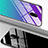 OnePlus 6T用ハイブリットバンパーケース プラスチック 鏡面 虹 グラデーション 勾配色 カバー OnePlus 
