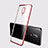 OnePlus 7用極薄ソフトケース シリコンケース 耐衝撃 全面保護 クリア透明 H01 OnePlus レッド