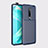 OnePlus 7 Pro用シリコンケース ソフトタッチラバー ツイル カバー S01 OnePlus ネイビー