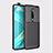 OnePlus 7 Pro用シリコンケース ソフトタッチラバー ツイル カバー S01 OnePlus ブラック
