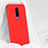 OnePlus 7 Pro用360度 フルカバー極薄ソフトケース シリコンケース 耐衝撃 全面保護 バンパー OnePlus レッド