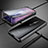 OnePlus 7 Pro用ケース 高級感 手触り良い アルミメタル 製の金属製 バンパー 鏡面 カバー OnePlus ブラック