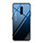 OnePlus 7 Pro用ハイブリットバンパーケース プラスチック 鏡面 虹 グラデーション 勾配色 カバー OnePlus ネイビー