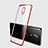 OnePlus 7 Pro用極薄ソフトケース シリコンケース 耐衝撃 全面保護 クリア透明 H03 OnePlus レッド