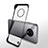 OnePlus 7T用ハードカバー クリスタル クリア透明 H01 OnePlus ブラック