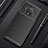 OnePlus 7T用シリコンケース ソフトタッチラバー ツイル カバー S03 OnePlus ブラック