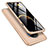 OnePlus 7T用ハードケース プラスチック 質感もマット 前面と背面 360度 フルカバー P02 OnePlus ゴールド