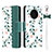 OnePlus 7T用手帳型 レザーケース スタンド カバー T04 OnePlus グリーン