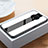 OnePlus 7T用ハイブリットバンパーケース プラスチック 鏡面 カバー T03 OnePlus ホワイト