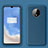 OnePlus 7T用360度 フルカバー極薄ソフトケース シリコンケース 耐衝撃 全面保護 バンパー C04 OnePlus ネイビー