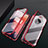 OnePlus 7T用ケース 高級感 手触り良い アルミメタル 製の金属製 360度 フルカバーバンパー 鏡面 カバー T01 OnePlus 