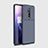 OnePlus 7T Pro 5G用シリコンケース ソフトタッチラバー ツイル カバー OnePlus ネイビー