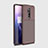 OnePlus 7T Pro 5G用シリコンケース ソフトタッチラバー ツイル カバー OnePlus ブラウン