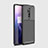 OnePlus 7T Pro 5G用シリコンケース ソフトタッチラバー ツイル カバー OnePlus ブラック