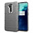 OnePlus 7T Pro 5G用360度 フルカバー極薄ソフトケース シリコンケース 耐衝撃 全面保護 バンパー S01 OnePlus シルバー