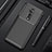 OnePlus 7T Pro 5G用シリコンケース ソフトタッチラバー ツイル カバー S01 OnePlus ブラック