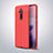 OnePlus 7T Pro 5G用シリコンケース ソフトタッチラバー レザー柄 カバー S01 OnePlus 