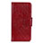 OnePlus 7T Pro用手帳型 レザーケース スタンド カバー L05 OnePlus レッド