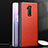 OnePlus 7T Pro用ケース 高級感 手触り良いレザー柄 OnePlus レッド