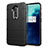 OnePlus 7T Pro用360度 フルカバー極薄ソフトケース シリコンケース 耐衝撃 全面保護 バンパー S01 OnePlus ブラック