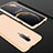 OnePlus 7T Pro用ハードケース プラスチック 質感もマット 前面と背面 360度 フルカバー P01 OnePlus ゴールド