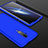 OnePlus 7T Pro用ハードケース プラスチック 質感もマット 前面と背面 360度 フルカバー P01 OnePlus ネイビー
