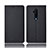 OnePlus 7T Pro用手帳型 布 スタンド H01 OnePlus ブラック