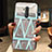 OnePlus 7T Pro用ハイブリットバンパーケース プラスチック パターン 鏡面 カバー K01 OnePlus グレー