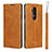 OnePlus 7T Pro用手帳型 レザーケース スタンド カバー T04 OnePlus オレンジ