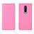 OnePlus 8用手帳型 レザーケース スタンド カバー T02 OnePlus ピンク