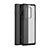 OnePlus 8用ハイブリットバンパーケース クリア透明 プラスチック 鏡面 カバー H01 OnePlus ブラック