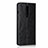 OnePlus 8用手帳型 レザーケース スタンド カバー T03 OnePlus ブラック