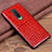 OnePlus 8用ケース 高級感 手触り良いレザー柄 R04 OnePlus レッド